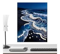 Kit De Peinture De Perles - Collection D'œuvres D'art En Perles Fabriquées À La Main, Motif De Perle Marines Texturées, Outil D'apprentissage Artistique Engageant, Expérience D'artisanat Familiale Am