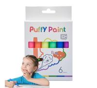 Kit De Peinture De Texture En Mousse - 6pcs Paint Kit | Stylos À Bulles | Stylos De Marqueur Magique | Stylo De Peinture De Retouche | Idéal Pour L'artisanat Pour, L'art En Tissu, Les Pr