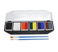 Kit de peinture de visage professionnel maquillage de peinture corporelle pour les enfants adultes, matériau facile à nettoyer, largement utilisé pour le Noël d'Halloween