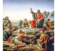 Kit de peinture diamant 5D, 5d broderie diamant kit complet, point de croix 5d diamant painting peinture numéro adulte Jésus 30X30cm