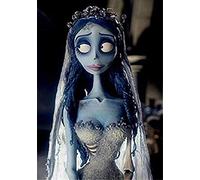 Kit de peinture diamant 5D à faire soi-même Corpse Bride - Broderie complète en cristal - Strass - Pour adultes et enfants - Art - Détente et décoration murale - Cadeau - Transparent - 30 x 40 cm