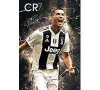 Kit de peinture diamant 5D à faire soi-même Cristiano Ronaldo CR7 - Parfait pour les parents et les enfants - 30 x 40 cm - Mosaïque à broder - Décoration d'intérieur - Cadeaux faits à la main