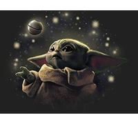 Kit de peinture diamant 5D à faire soi-même - Motif bébé Yoda - 30,5 x 40,6 cm - Pour enfants et adultes - SWB-005