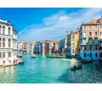 Kit de peinture diamant 5D à faire soi-même pour adultes par numéros Italie Venise italienne pour décoration murale d'intérieur 30 x 40 cm