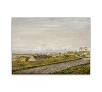 Kit de peinture diamant 5D pour adultes et enfants Marie François Firmin Girard Paysage avec travailleurs de terrain à faire soi-même