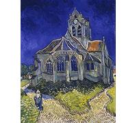 Kit de peinture diamant 5D pour adultes et enfants Orville Church Van Gogh's Works DIY Full Drill Diamond Painting