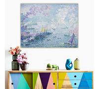 Kit de peinture diamant 5D pour adultes et enfants Paul Signac - Le port de Rotterdam