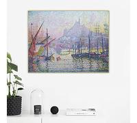 Kit de peinture diamant 5D pour adultes et enfants Paul Signac Marseille, la bonne mère