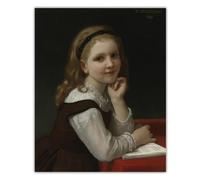 Kit de peinture diamant 5D pour adultes et enfants William Adolphe Bouguereau Jeanne à faire soi-même