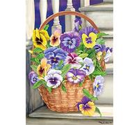 Kit de Peinture Diamant 5D, Square Drill Fleurs Colorées 30x45cm Broderie Diamant,Peinture par numéro,Diamond Painting,Bricolage Plein Forage Cristal Strass Diamant Peinture,Décor Maison Cadeaux