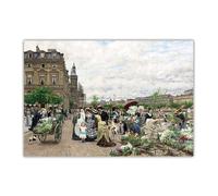 Kit de peinture diamant Marie François Firmin Girard Le Quai Aux Fleurs Perçage Complet Diamant Points Peintures Art Artisanat pour Décoration Murale Maison