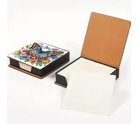 Kit de peinture diamant papillon, bote notes, bote de rangement de papier mmo, support de notes autocollantes pour art diamant, bloc-notes p