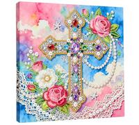 Kit de peinture diamant pour adultes, artisanat de perles DIY, peinture de diamants pour débutants ou cadeaux, décoration murale pour la maison, œuvres en diamants, art de gemmes, 25x25cm