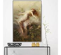 Kit de peinture Edouard Bisson, une nymphe à faire soi-même, 5D, points de perçage, peinture, art, décoration murale, 30,5 x 40,6 cm