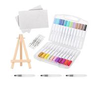 Kit de peinture effet doux avec mousse - Kit de dessin et de coloriage avec effet pop-corn moelleux | Activité interactive parent-enfant pour la maison, l'école et les voyages
