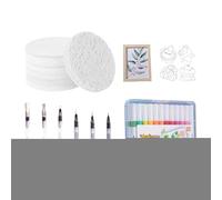 Kit de peinture en mousse - éponge de peinture douce, outils de conception amusants | Kit d'art sensoriel pour la créativité des tout-petits, un ensemble d'artisanat d'apprentissage ludique pour les p
