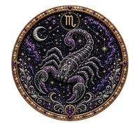 Kit De Peinture En Perles Et Strass - Rond Sur Le Thème De La Constellation