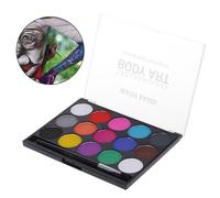 Kit De Peinture Faciale 15 Couleurs, Maquillage Corporel, Huile À L'eau Non Toxique Avec Pinceau, Pour Noël, Halloween, Carnaval, Fêtes Fantaisistes Et Vibrantes