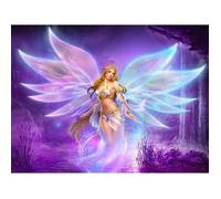 Kit de peinture - Fée Diamant - 5D - Multicolore - 30x40 cm - Décoration murale