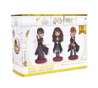 Kit de Peinture Harry Potter | Peignez Votre Propre Ensemble pour Enfants | 3 x Figurines, 7 x Peintures, 1 x Pinceau Extra Fin | Art Magique pour Enfants | Set de Bricolage