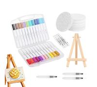 Kit de peinture magique - Fournitures d'artisanat pour enfants | Mousse à broder épaisse | Kit d'artisanat de papier à peindre texturé | Jouet sensoriel éducatif, jeux éducatifs, fournitures