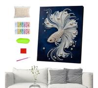 Kit de peinture nacrée 5D strass Beach Sunrise Ornements faits à la main | Perles artisanales de 30,5 x 40,6 cm, décoration d'intérieur pour femmes, hommes, salon, bureau, entrée, fête, anniversaire