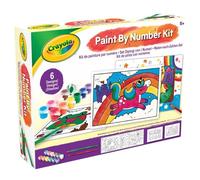 Kit de peinture par numéro - CRAYOLA - 6 gabarits de peinture - Dès 5 ans
