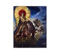 Kit de peinture par numéros pour adultes Chariot d'Apollon par Gustave Moreau - Kits de peinture sur toile - Cadeaux d'art pour décoration d'intérieur