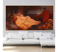 Kit de peinture par numéros pour adultes Frederic Leighton - Cymon et Iphigénie - Kits de peinture sur toile - Cadeaux d'art pour décoration d'intérieur