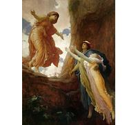 Kit de peinture par numéros pour adultes Frederic Leighton Le retour de Perséphone - Kit de peinture à l'huile par numéros pour décoration d'intérieur
