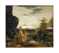 Kit de peinture par numéros pour adultes Hercule et l'Hydre Lernaean par Gustave Moreau - Kits de peinture sur toile - Cadeaux d'art pour décoration d'intérieur