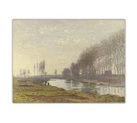 Kit de peinture par numéros pour adultes Le petit bras de la Seine à Argenteuil 1872 par Claude Monet Kit de peinture à l'huile par numéros pour décoration d'intérieur Cadeaux