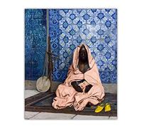 Kit de peinture par numéros pour adultes - Le poète noir par Jean Leon Gerome - Kits de peinture sur toile - Cadeaux d'art pour décoration d'intérieur