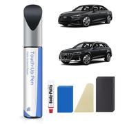 Kit de peinture PARTS4EV LX5H/2D Bleu Navarra Métallique - Correspondance exacte pour Audi - Traitement des rayures et des ébréchures