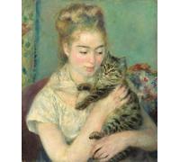 Kit de peinture Peintures de renommée mondiale par Pierre Auguste Renoir DIY 5D Full Drill Dots Peintures Art Décoration murale 40,6 x 50,8 cm