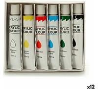 Kit de peinture Pincello AC1206 Coloré 12 ml peinture acrylique (12 pièces)