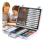 Kit De Peinture Pour - Coffret De Pastels À L'huile Et Crayons De Couleur - Fournitures Artistiques Inspirantes Avec Couleurs Éclatantes Pour Loisirs Créatifs En Famille Et Activités Estivales
