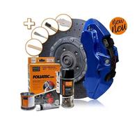 Kit de peinture pour étriers de frein Foliatec - Jaune Speed - 3 Composants