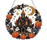 Kit de peinture pour Halloween 2026 avec forets ronds pour décoration murale créative, projet d'art en acrylique pour adultes, décoration d'intérieur avec motif serpent Siche