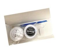 Kit de peinture pour le visage et le corps - Noir + blanc + rougeurs - Non toxique - Kit de pinceaux professionnels pour Halloween, fête costumée, clown