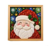 Kit de peinture pour tissu de qualité supérieure - 20 cm - Projet | Projet créatif à faire soi-même, motifs festifs uniques, adaptés à tous les niveaux de compétence, toile de 20 cm