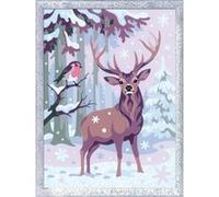 Kit de peinture Ravensburger Numéro d'Art moyen Cerf romantique G