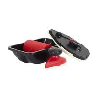 Kit de Peinture ""Sans Bavure"" 22cm Rouge & Noir