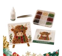 Kit De Peinture Sur Verre De Noël - Belle Décoration Animale Faite À La Mai