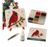 Kit De Peinture Sur Verre De Noël - Belle Décoration Animale Faite À La Mai