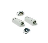 Kit de penes haut et bas avec gache 8401 blanc 9010 pour crémone pompier Panama - 8401-32