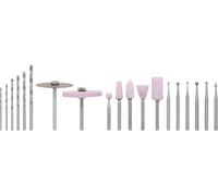 Kit de perçage et de ponçage 19 pcs Donau Elektronik 1792