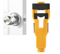 Kit De Perçage for Serrures De Porte, Outil À Mortaiser for Loquet, Guide De Scie Cloche, for Les Professionnels Du Travail Du Bois Et Les Projets De Rénovation Domiciliaire(Yellow)