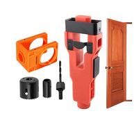 Kit De Perçage pour Trous De Porte, Kit D'installation De Loquet De Porte, Quincaillerie Et Serrures pour Magasin Cuisine Entrée Réparation Montant Balcon Extérieur Bibliothèque Armoire