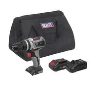 Kit De Perceuse Combi Sans Balais Sealey 13Mm 20V 2Ah Série Sv20 Cp20Vddxkit1